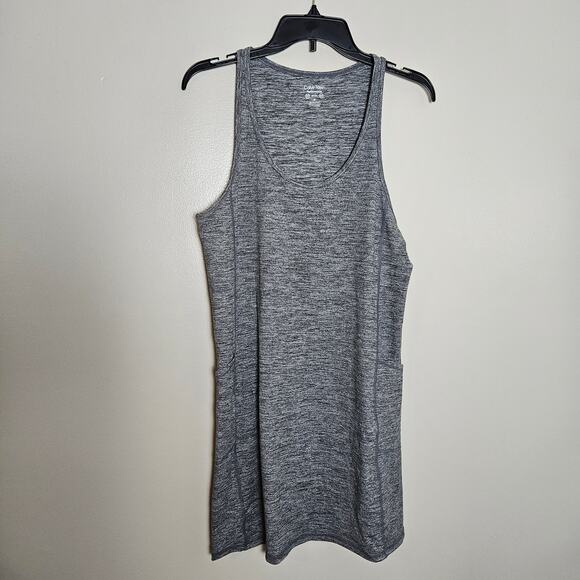 NWT Calvin Klein Active Athletic Performance Tank Dress in Gray Sz Medium - Picture 2 of 12